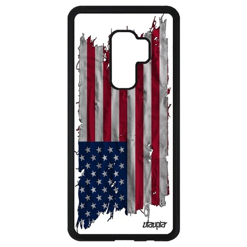 фото Чехол для телефонов samsung galaxy s9 plus, "флаг соединенных штатов на ткани" utaupia