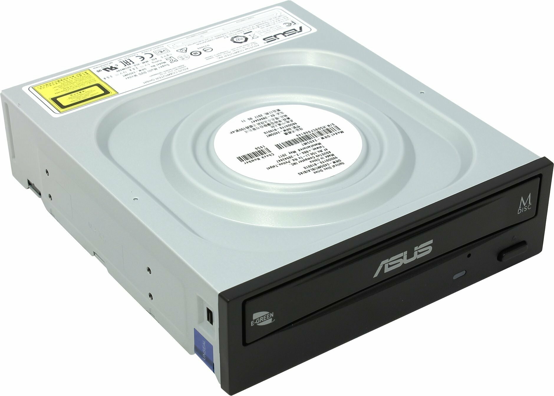 Оптический привод DVD-RW ASUS , внутренний, SATA, черный, OEM - фото №9