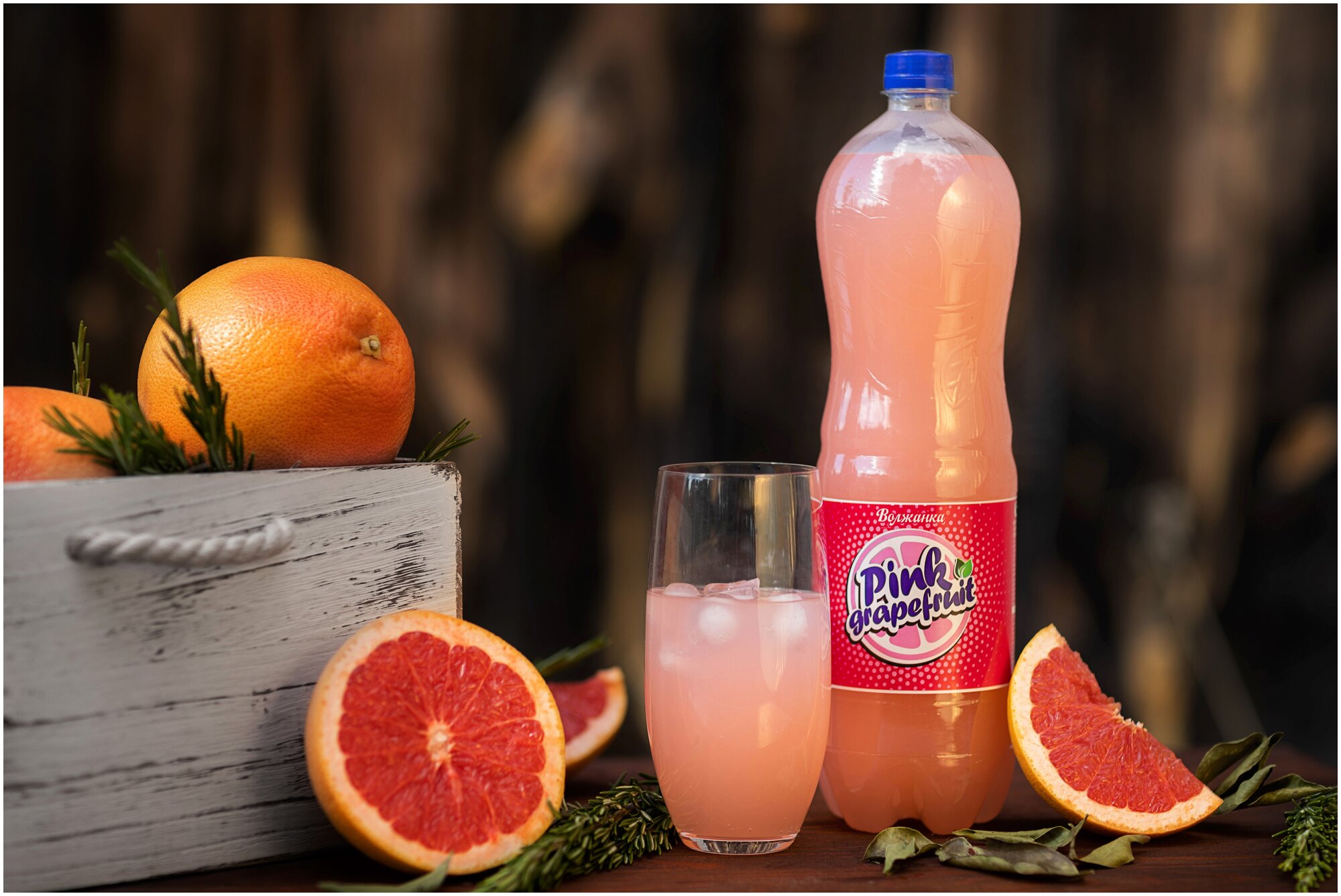 Напиток безалкогольный со вкусом "Розового грейпфрута" 1,5л ПЭТ - 6шт. - фотография № 3