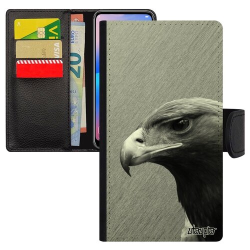 фото Чехол книжка для мобильного iphone 7, "орел" царь сокол utaupia