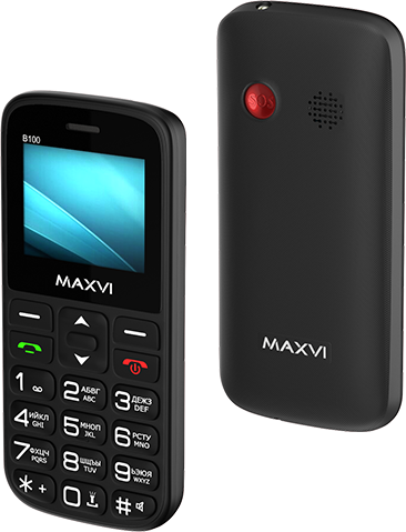 Мобильный телефон Maxvi B100 Чёрный