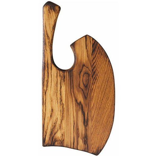 Доска для подачи Ppwood Топор с ручкой 20см, 215х200х25мм, дуб, коричневый