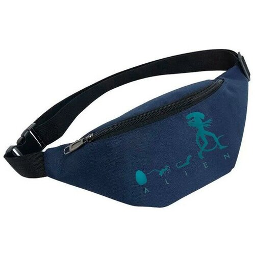 фото Сумка поясная noname, синий