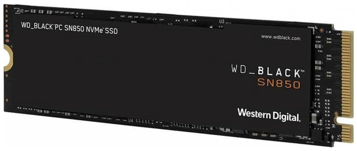 Жесткий диск SSD M.2 WD_Black SN850 500Gb (WDS500G1X0E)