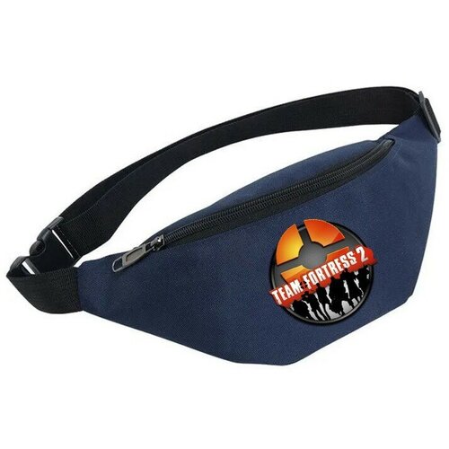 фото Сумка поясная noname, синий