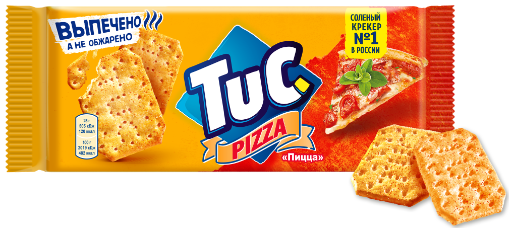TUC крекер со вкусом пиццы 100г Набор 10шт - фотография № 3