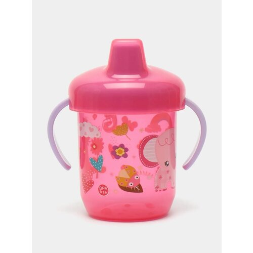 Поильник - непроливайка детская с носиком, ручками, крышкой, бутылка обучающая, чашка для новорожденных