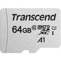 Карта памяти Transcend microSDXC 64 ГБ, 100 МБ/с