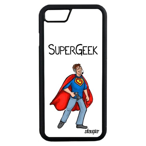 фото Чехол для мобильного iphone 8, "супергик" видеоигра комичный utaupia
