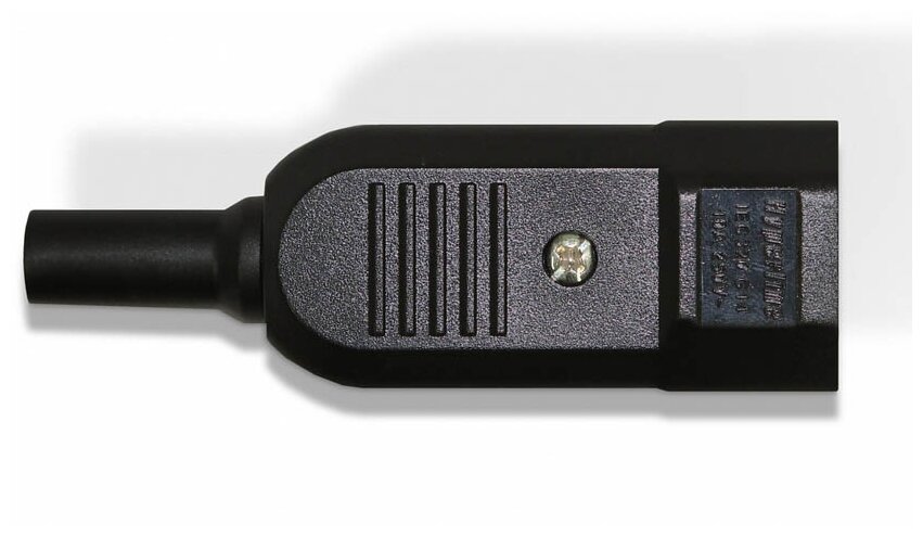 Hyperline CON-IEC320C14 Разъем IEC 60320 C14 220В 10A на кабель (плоские выступающие штыревые контак . - фотография № 2