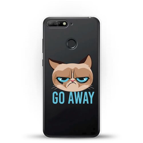 фото Силиконовый чехол grumpy cat на honor 7c andy & paul