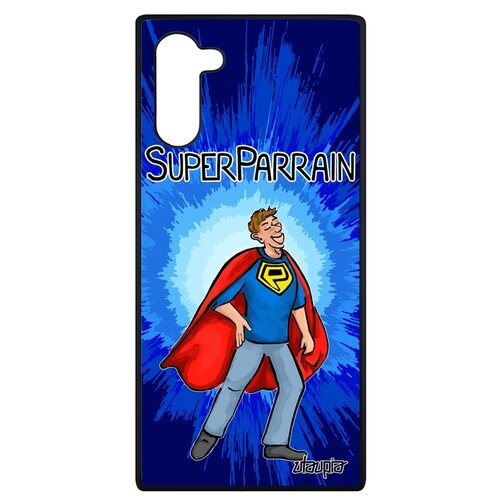 фото Чехол на мобильный galaxy note 10, "суперкрестный" супергерой смешной utaupia