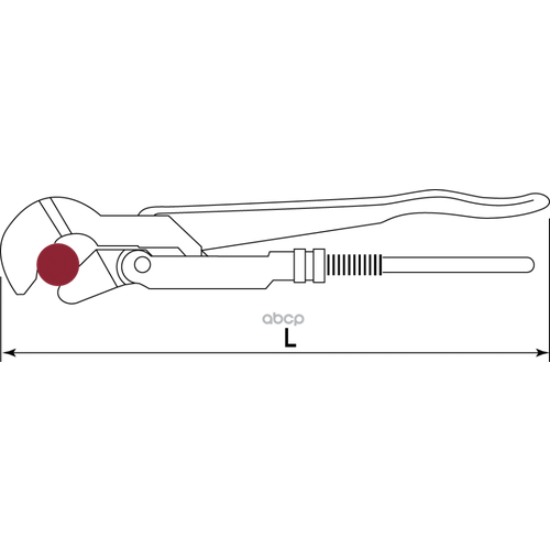Ключ Трубный Рычажный, №1.5, Тип S THORVIK арт. BNPW15Y ключ трубный рычажный тип s 1 av steel