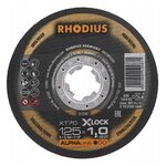 Диск отрезной Rhodius X-lock, 125x1,0x22,23 мм. - изображение