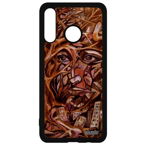 фото Чехол для мобильного p30 lite, "взгляд" женский абстракция utaupia