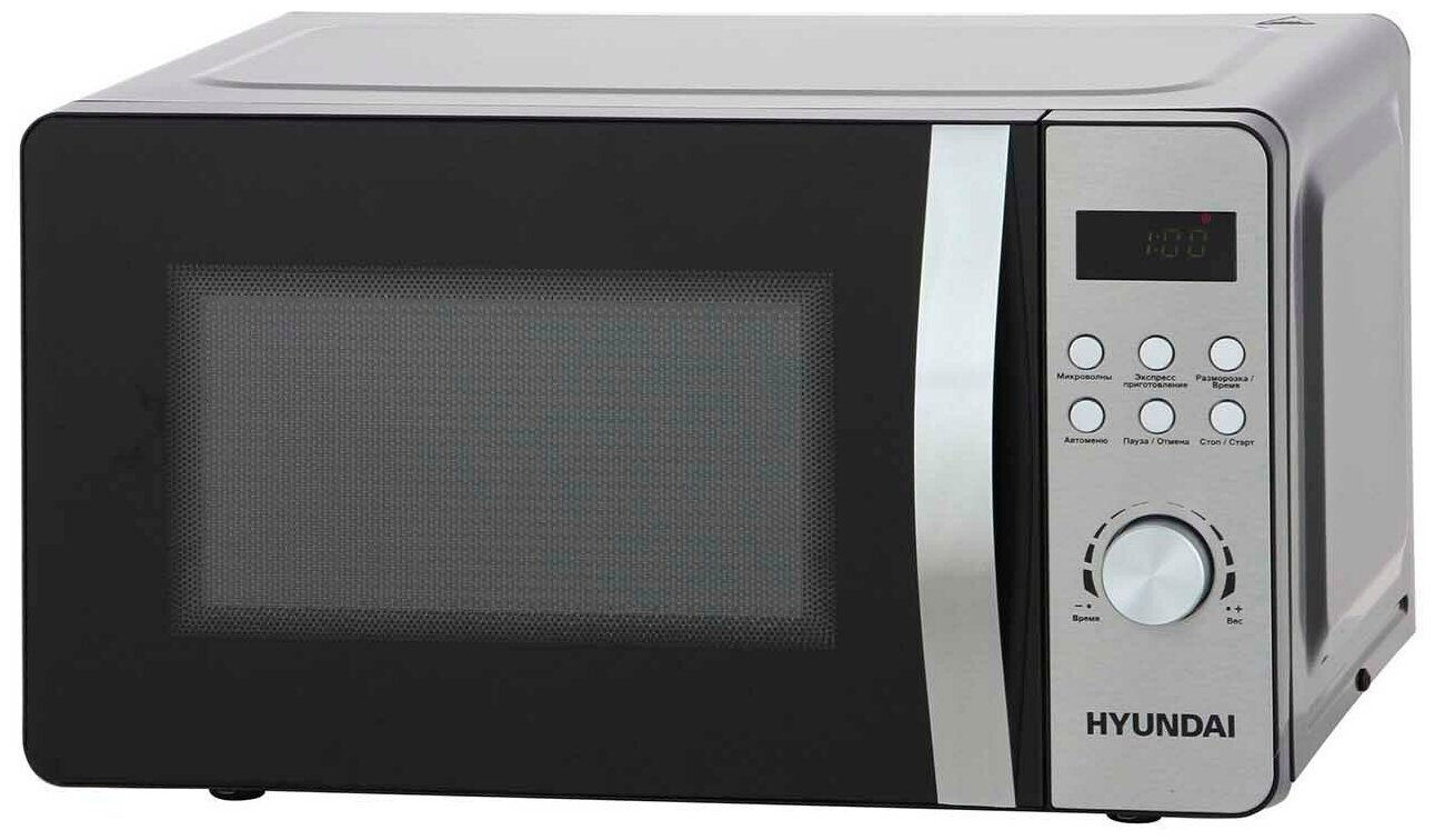 Микроволновая печь соло Hyundai HYM-D2071 Silver/Black