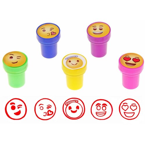 Печать цветная Смайлы 2 набор 5 шт 418₽