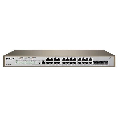 коммутатор 24port 1000m 2sfp g1024f ip com Коммутатор IP-COM 24PORT 1000M POE 2SFP PRO-S24-410W