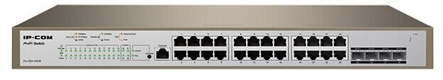 Коммутатор IP-Com 24Port 1000M POE 2SFP Pro-s24-410w .