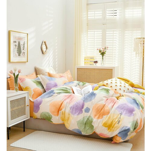 Комплект постельного белья евро сатин 100 хлопок 2 наволочки 5600₽