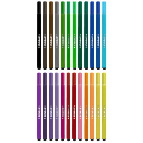 Упаковка 3 шт. Фломастеры юнландия 