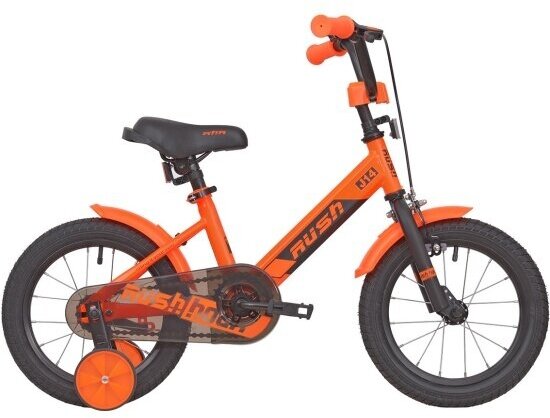 Детский велосипед Rush Hour 14" J14 оранжевый