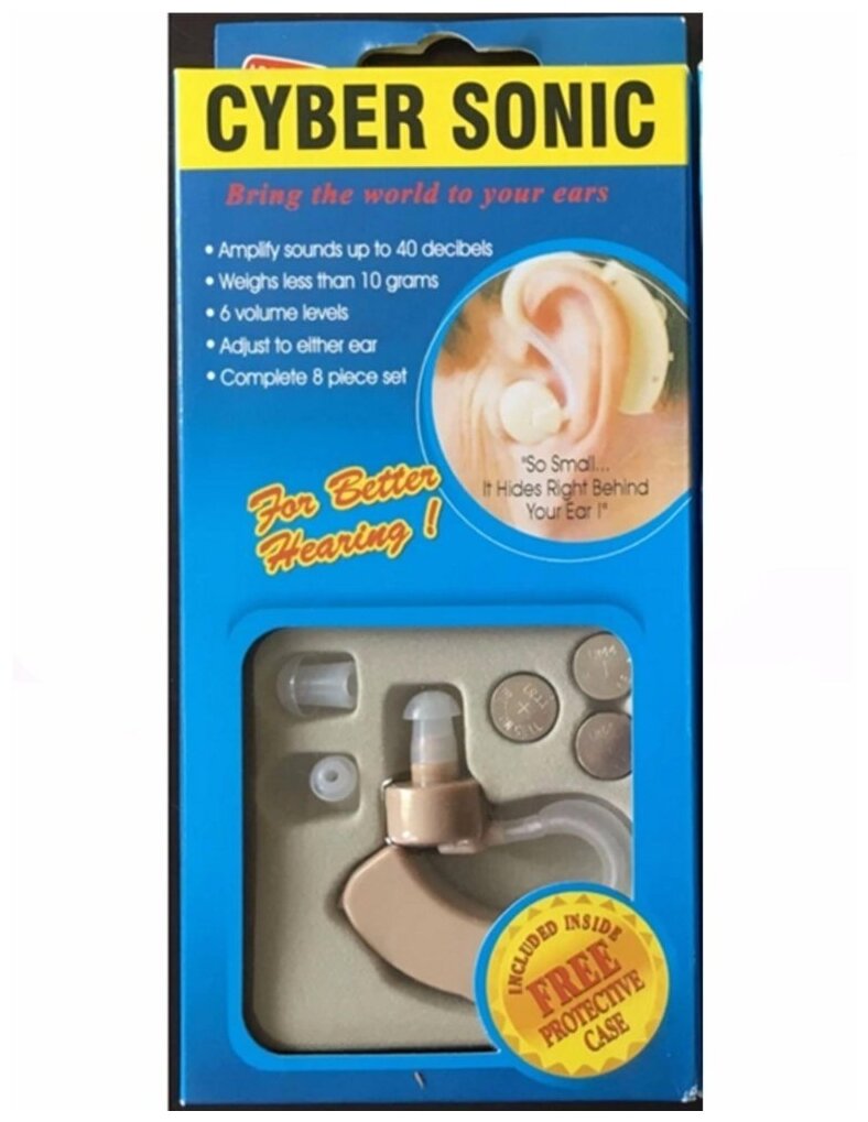 Усилитель звука (слуховой аппарат) CYBER SONIC (кибер соник)