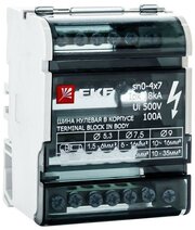 Шина нулевая в корпусе 4х7 EKF sn0-4x7