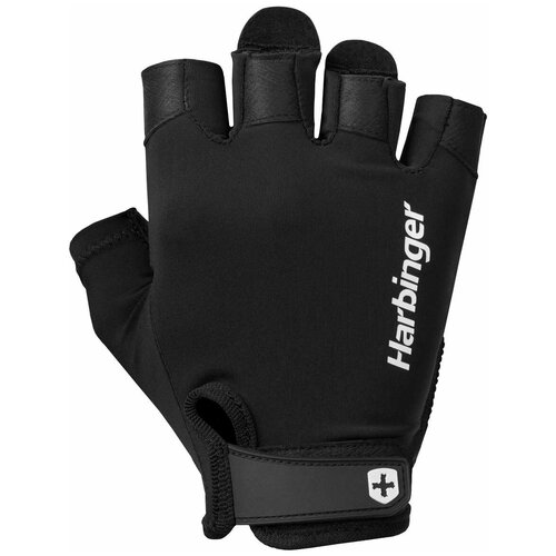 Фитнес перчатки Harbinger PRO 2.0, унисекс, черные, M
