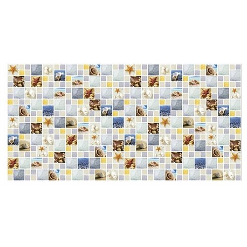 Панель ПВХ листовая Мозаика Лагуна 955*480 мм, пвх панели для стен декоративные