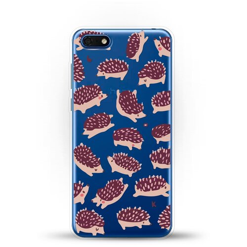 фото Силиконовый чехол ёжики на honor 7s andy & paul