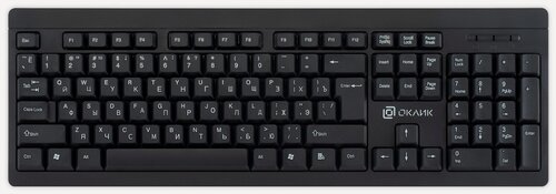 Изображение товара Клавиатура Оклик 95KW черный USB беспроводная (1788287)