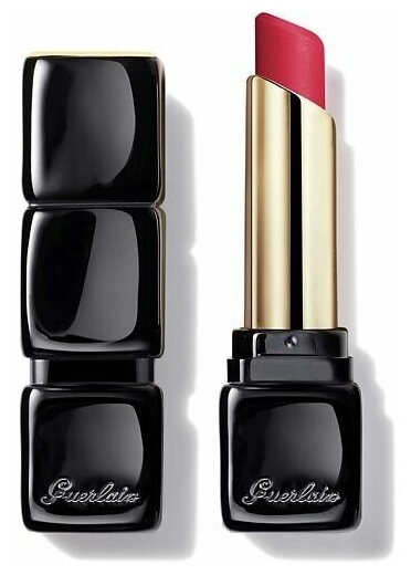 GUERLAIN Помада для губ матовая Guerlain KissKiss Tender Matte (666 Lucky Pink)