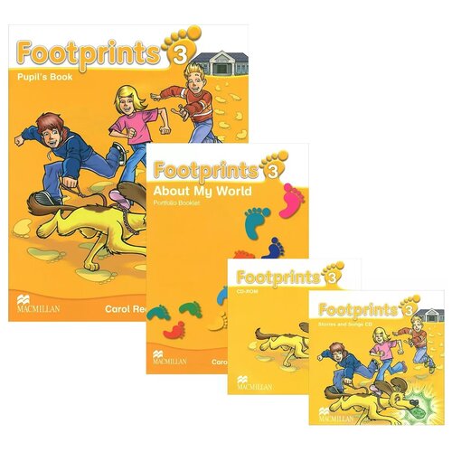 Read Carol "Footprints 3: Pupil's Book (комплект из 2 книг + 2 CD)"