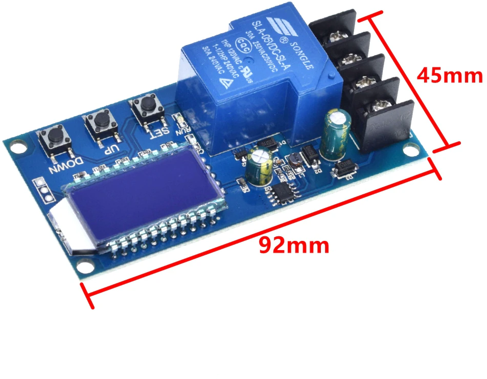Модуль Run Energy контроля заряда аккумулятора HCW-L30A 30 А, 6-60 в