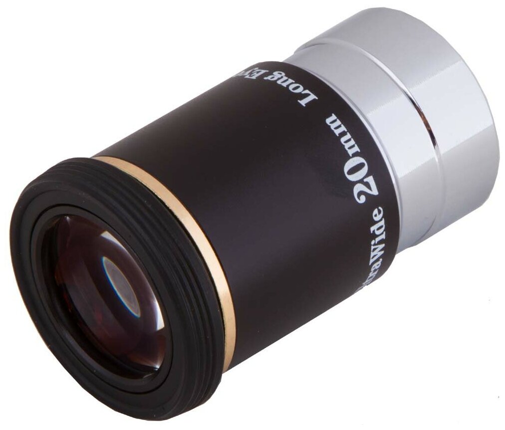 Окуляр Sky-Watcher WA 66° 20 мм, 1,25", для телескопов, поле зрения окуляра - 66° — фото 1