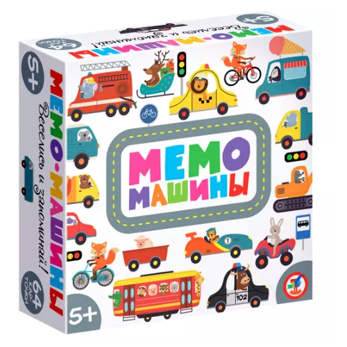 дрофа медиа игра мемо собаки 4244 Настольная игра Дрофа-Медиа Мемо. Машины