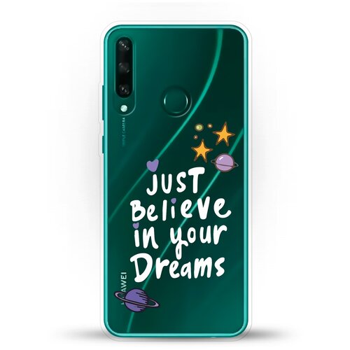 фото Силиконовый чехол just believe на huawei y6p andy & paul