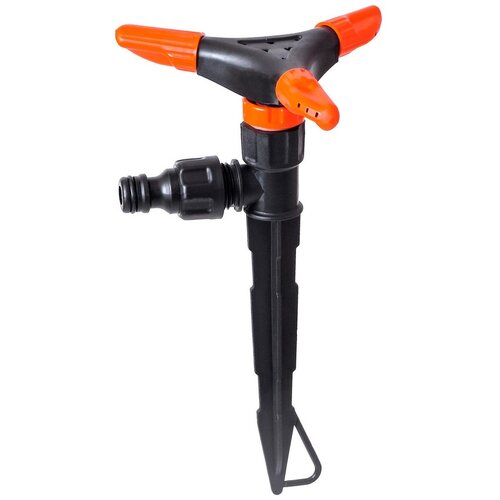 Дождеватель Жук 2653-00 черный/оранжевый 1 шт. комплект для полива gardena распылитель 3 5 мм с комплектом для подключения 10 м