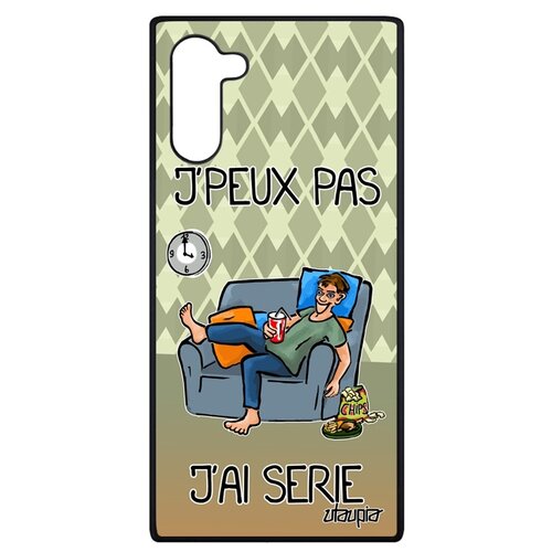 фото Чехол на смартфон samsung galaxy note 10, "не могу - у меня сериал!" манга комикс utaupia