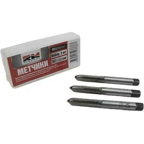 Метрические метчики REDMARK M7х10мм 3 шт RM242104 458₽