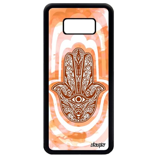 фото Чехол на смартфон galaxy s8 plus, "рука фатимы" оберег кулон utaupia