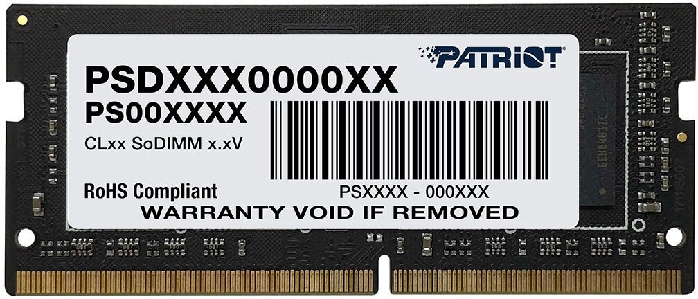 Память DDR4 16Gb 3200MHz Patriot PSD416G320081S Signature RTL