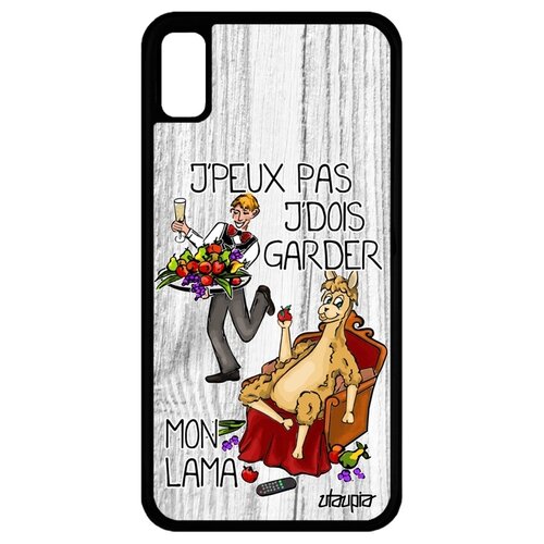 фото Чехол для смартфона iphone xr, "не могу - у меня лама!" анекдот комикс utaupia