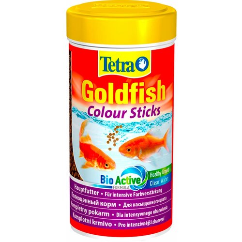 TETRA GOLDFISH COLOUR STICKS корм гранулы для золотых рыбок для усиления окраски (250 мл х 2 шт)