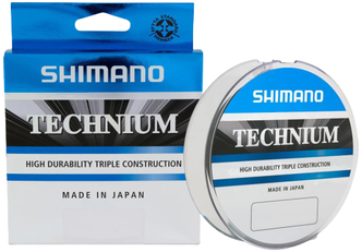 Плетеный шнур SHIMANO Technium d=0.165 мм, 200 м, 2.6 кг, black