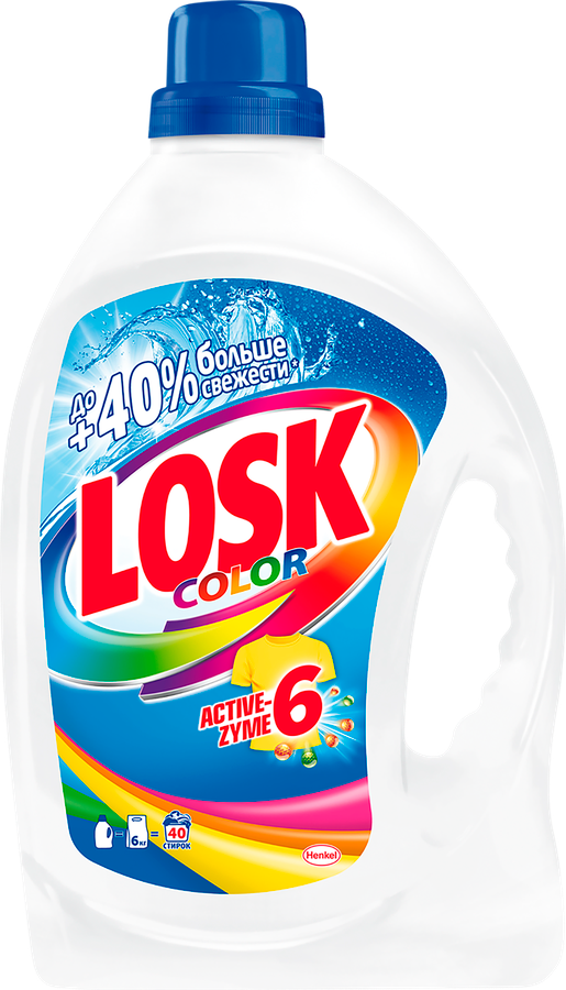 Гель для стирки цветного белья Losk Color 40 стирок