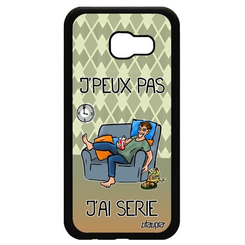 фото Чехол на мобильный galaxy a5 2017, "не могу - у меня сериал!" карикатура манга utaupia