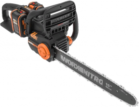 Аккумуляторная пила WORX NITRO WG385E 40В, 2АКБ 4.0Ач и ЗУ2Ах2, бесщет - фотография № 14