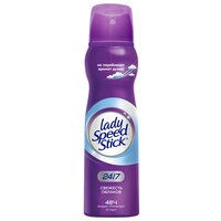 Lady Speed Stick Дезодорант-антиперспирант 24/7 Свежесть облаков, спрей, 150 мл, 135 г, 1 шт.